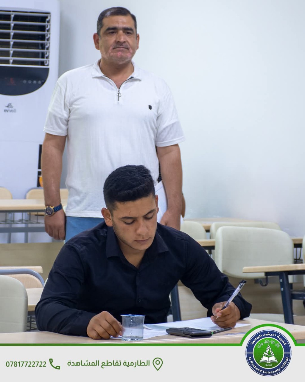 انطلاق الامتحانات النهائية لطلبة المرحلة الأولى في أقسام الهندسة بكلية الرشيد