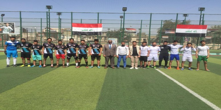 إفتتاح بطولة كلية الرشيد الجامعة الثالثة لكرة القدم