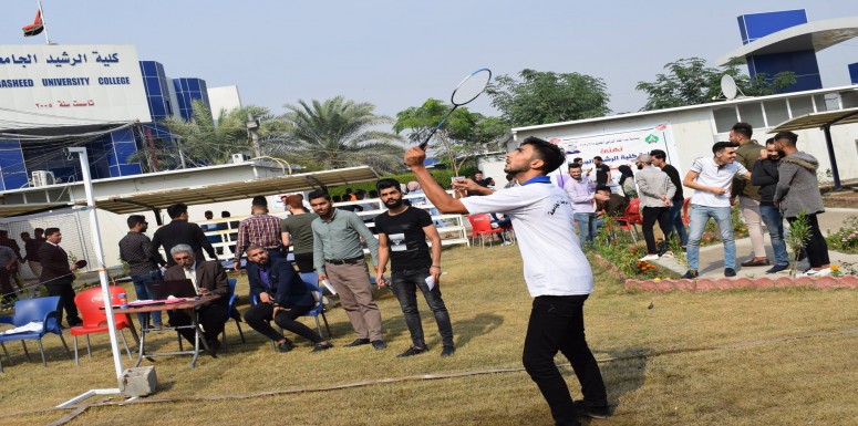 شعبة النشاطات الطلابية تنظم مهرجانا ً رياضيا ً تضمن العديد من الفعاليات والانشطة الرياضية.