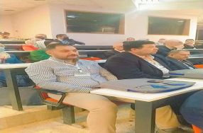 Participation of the assistant teacher Haider Ahmed in a conference
