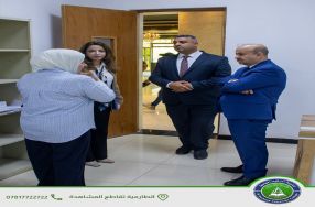 لجنة وزارية تزور موقع كلية الرشيد في الطارم� ...